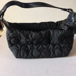 Nylon Coach Shoulder Bag